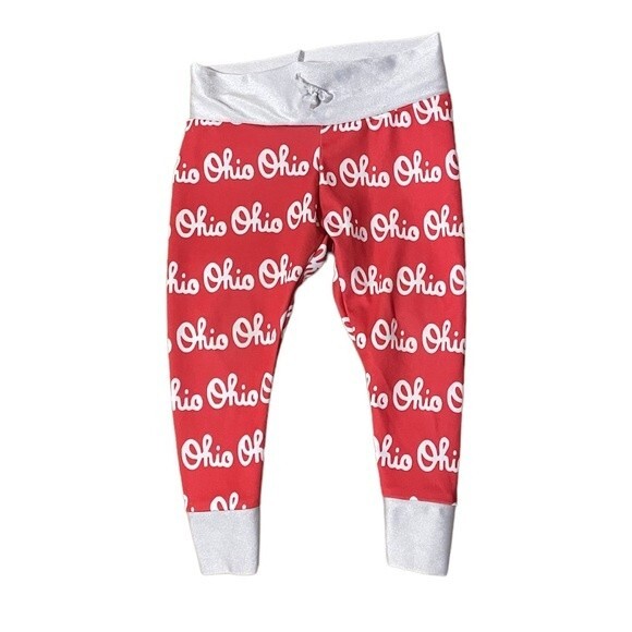 Ohio State Buckeyes red script ohio kids baby pants size 9-12 months - Picture 1 of 7
